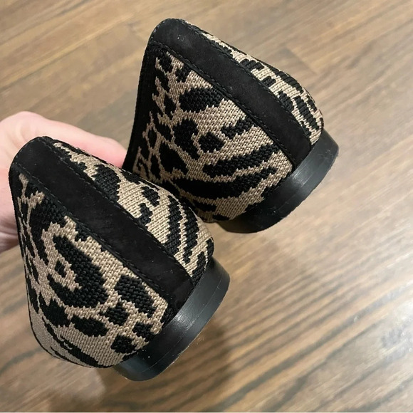 Corso Como Julia Stretch Knit Animal Leopard Print Ballet Flats Size 7 - Picture 8 of 10